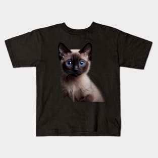 Siamese Cat - A Sweet Gift Idea For All Cat Lovers And Cat Moms Kids T-Shirt